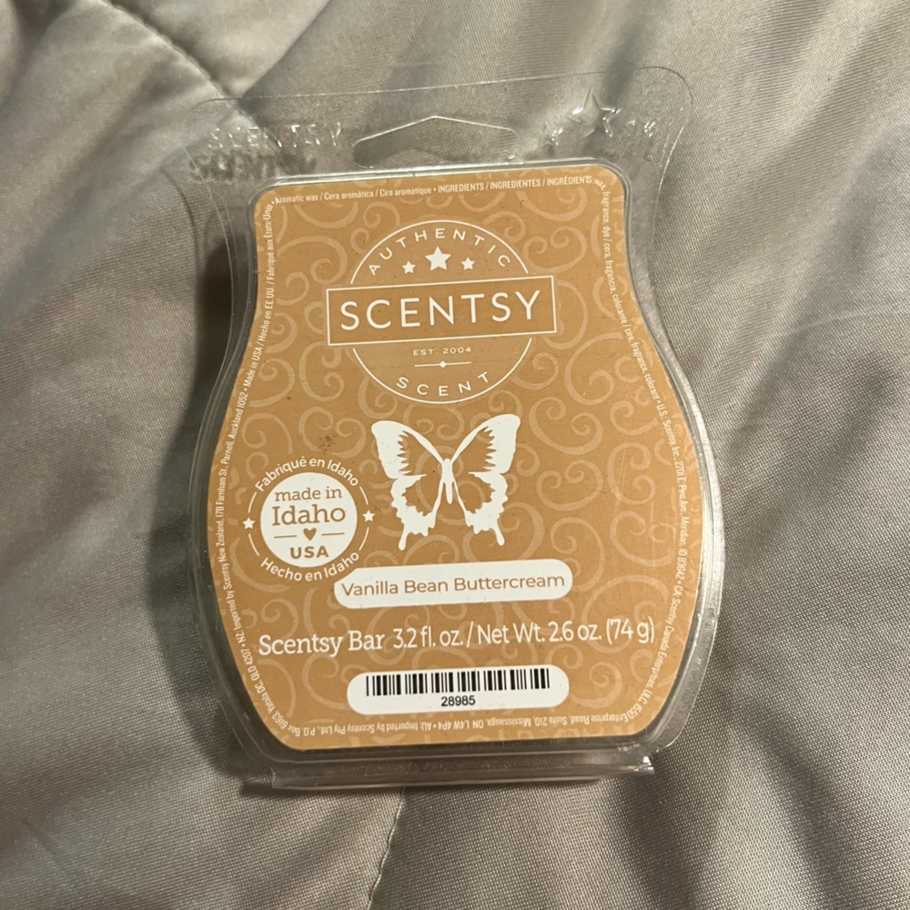 Vanilla Bean Buttercream Scent wax Bar